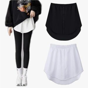 3-pack Women’s Shirt Hem Skirt Extenders, 3X